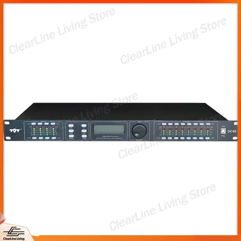 797 DC26 DC48 DS88 Digital Audio Matrix Processor Anti Howling Feedback Suppressor Echo Canceller for Stage Conference Sound