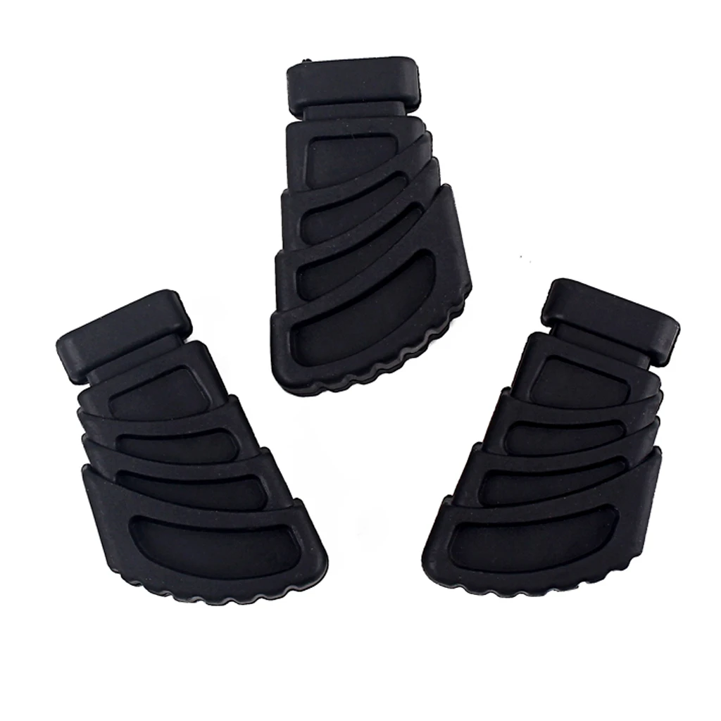 3pcs Replacement Rubber Feet for Single Braced Drum Hardware Cymbal Stands