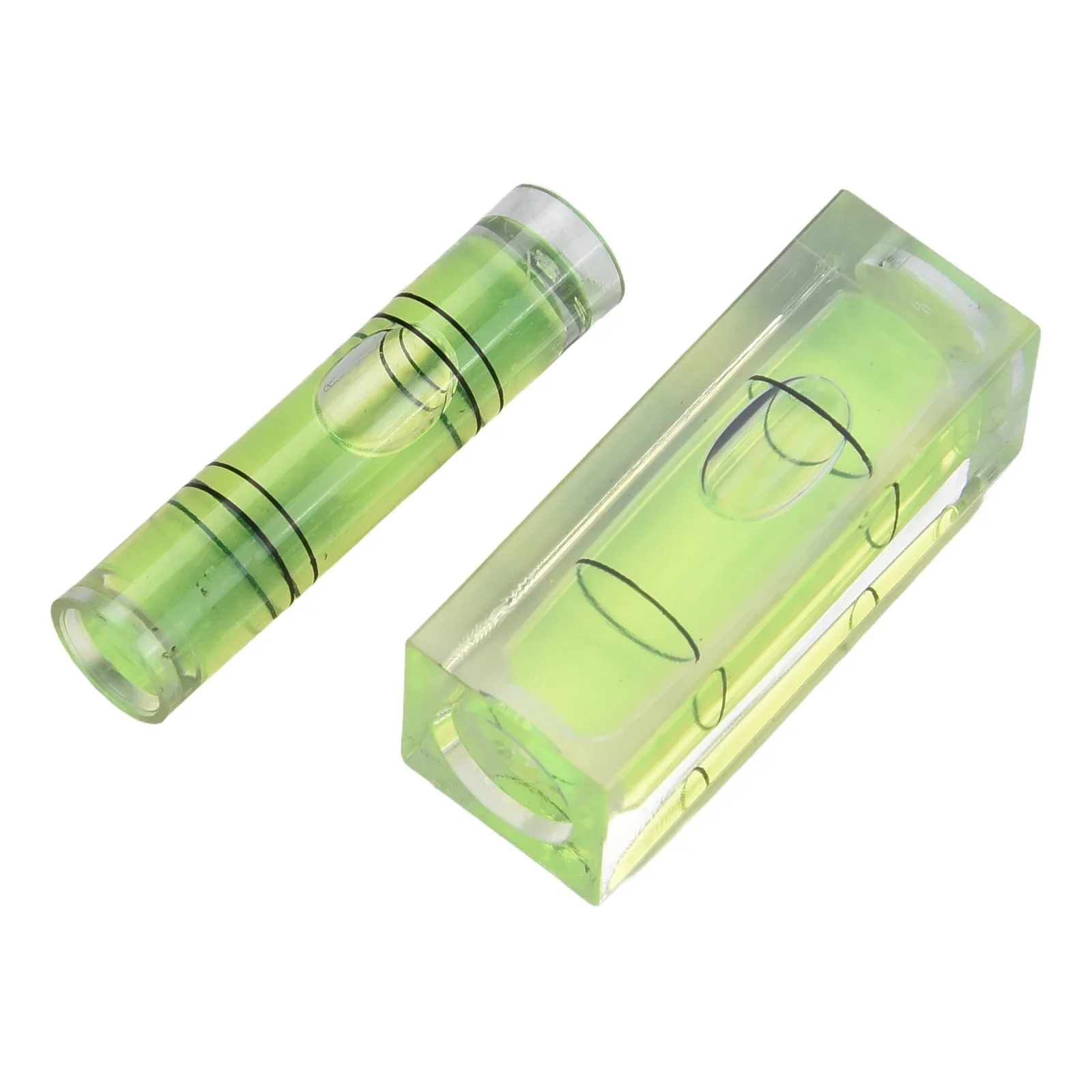 Practical Brand New High Quality Levelers Spirit-Level 2 Pcs Bead Type Bubble Easy To Use Mechanical Strip Plastic