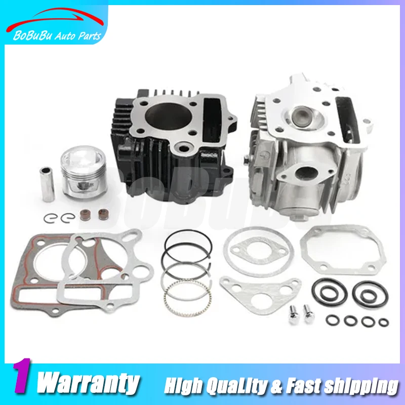 Kit de pistón con culata para Honda C90 Cub 86 47mm 90cc 12331-GB0-910 12391-GW8-680 12394-GW8-680 12341-GB6-910
