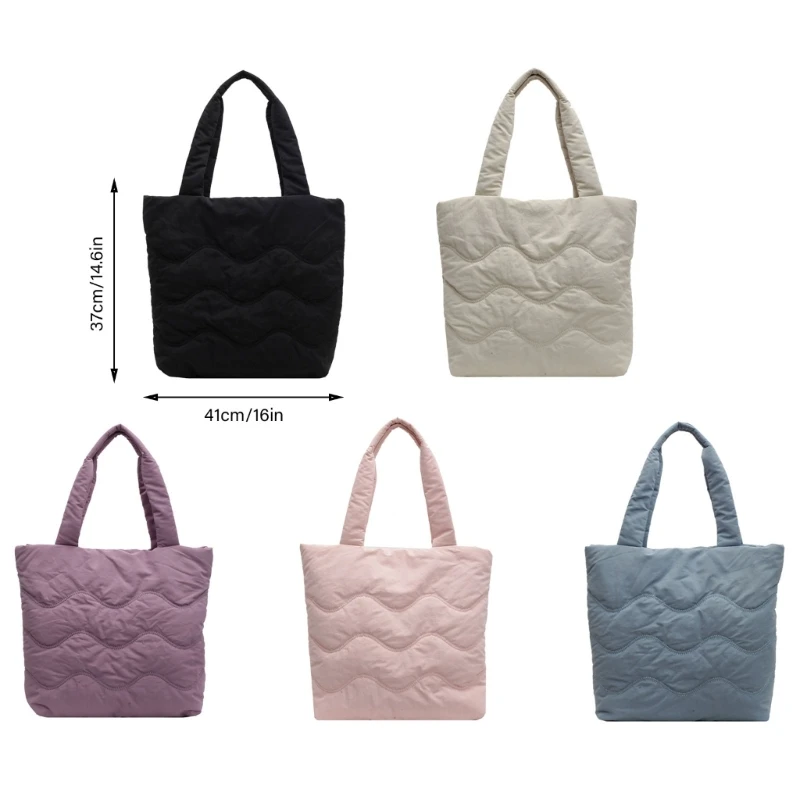 Nylon-Umhängetasche mit Innentaschen, bequeme Damen-Handtasche für den Alltag, Dropship