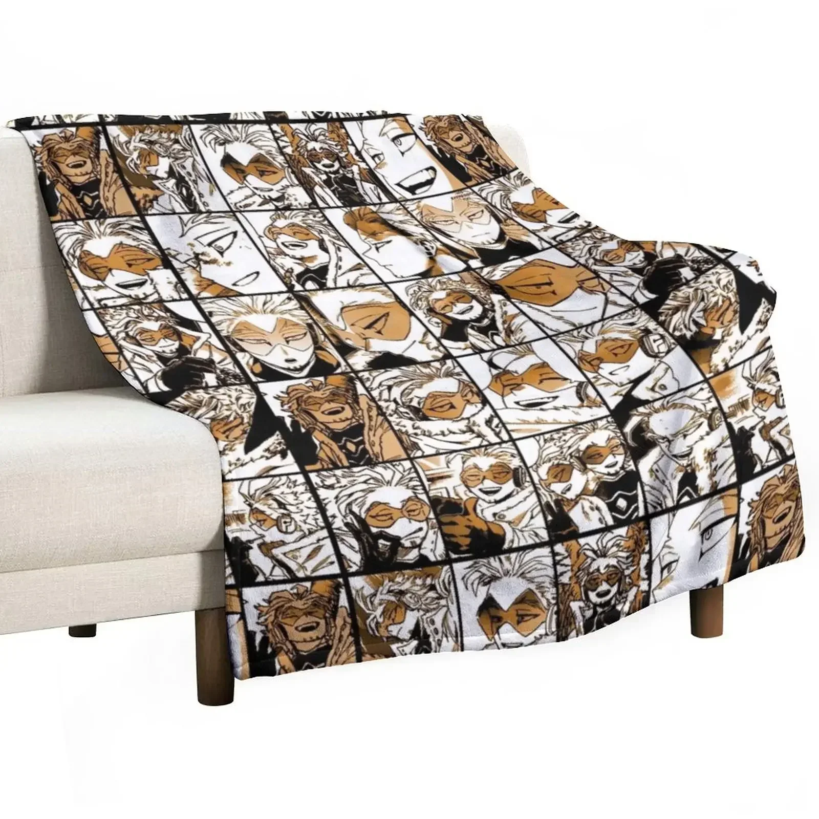 

Hawks - manga color version Throw Blanket Vintage Luxury Designer Blankets