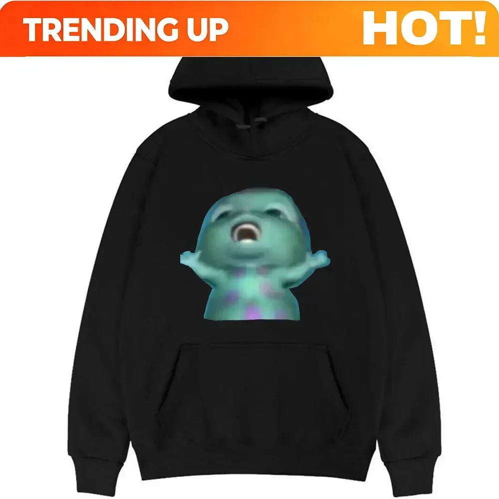 Customization Bibble Meme Essential Hoodies Funny Graphic Print Hoodie Regular Tops Sportswear Men Women Oversized Fashion Loose