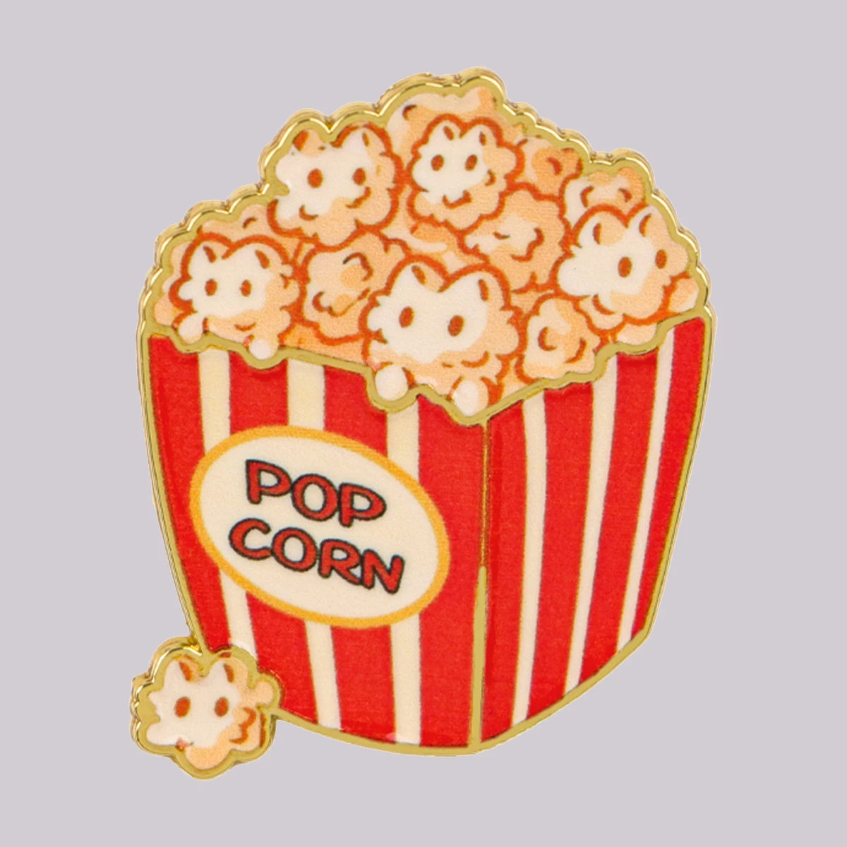 Food Lover Enamel Pin Cute Cat Brooch Pines Lapel Pins Badge on Backpack Clothing Accessories Funny Jewelry Friends Gifts