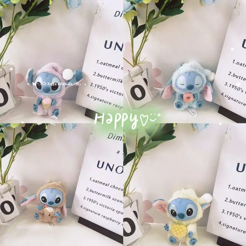 Schönes Design Stitch Eat Some Thing Before Sleep Series Blind Box Bag Gefüllte Puppenanhänger Niedliche flauschige Puppe als Dekorationgeschenk