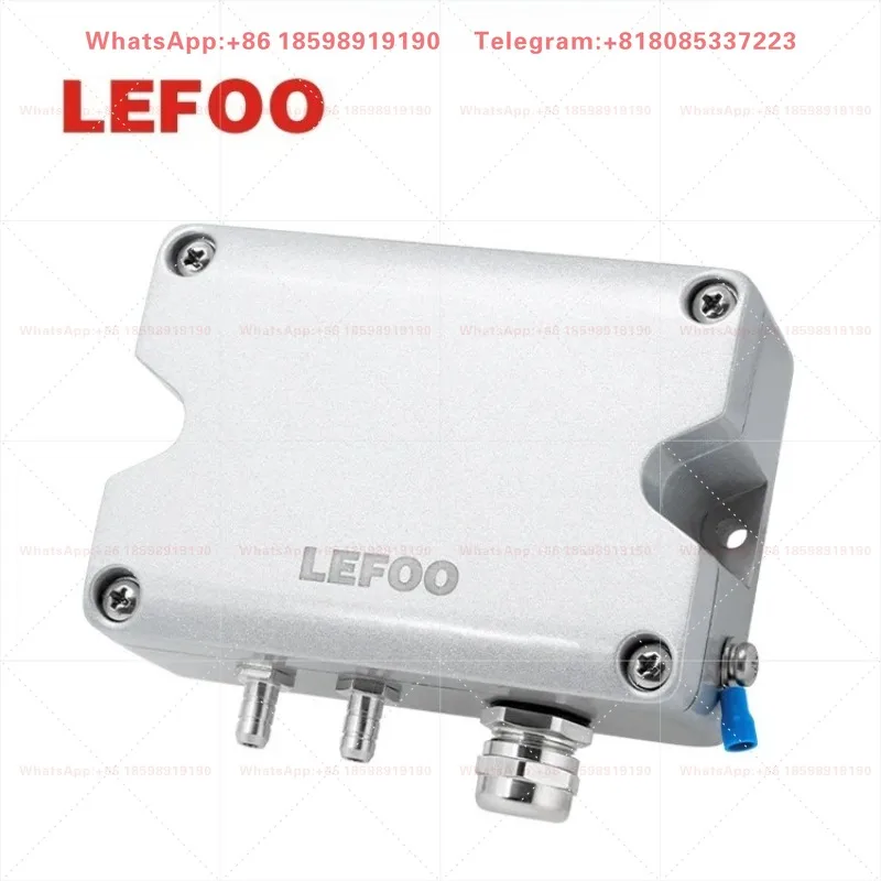 LFM751 Air Neutral Gases Low Differential Pressure Transmitter IP54 Protection 0.5%FS Accuracy 4-20mA Two Wire Output Cast