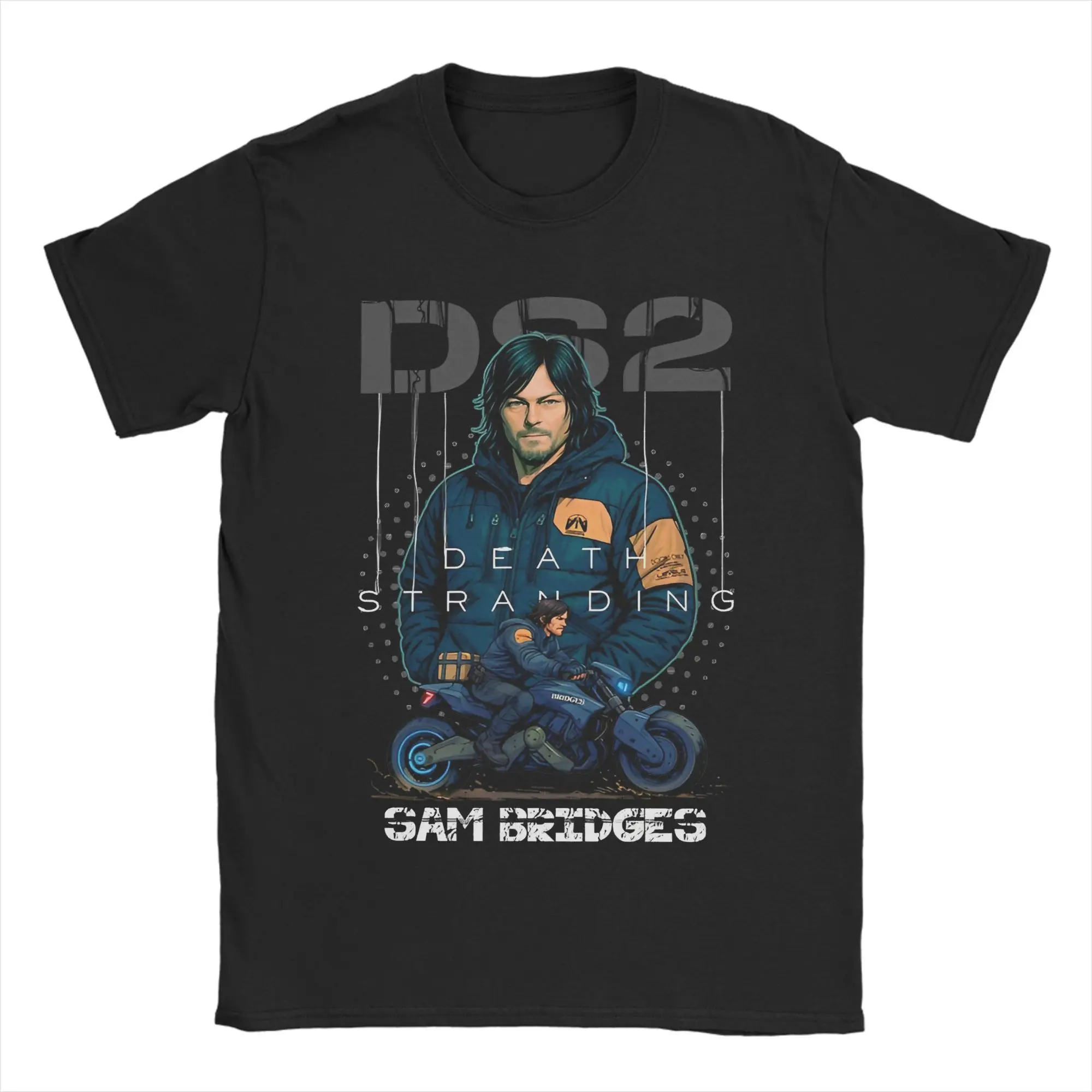 

Death Stranding 2 Sam Bridges T Shirt Men Women's Pure Cotton Funny T-Shirts O Neck Tees Short Sleeve Clothing Plus Size