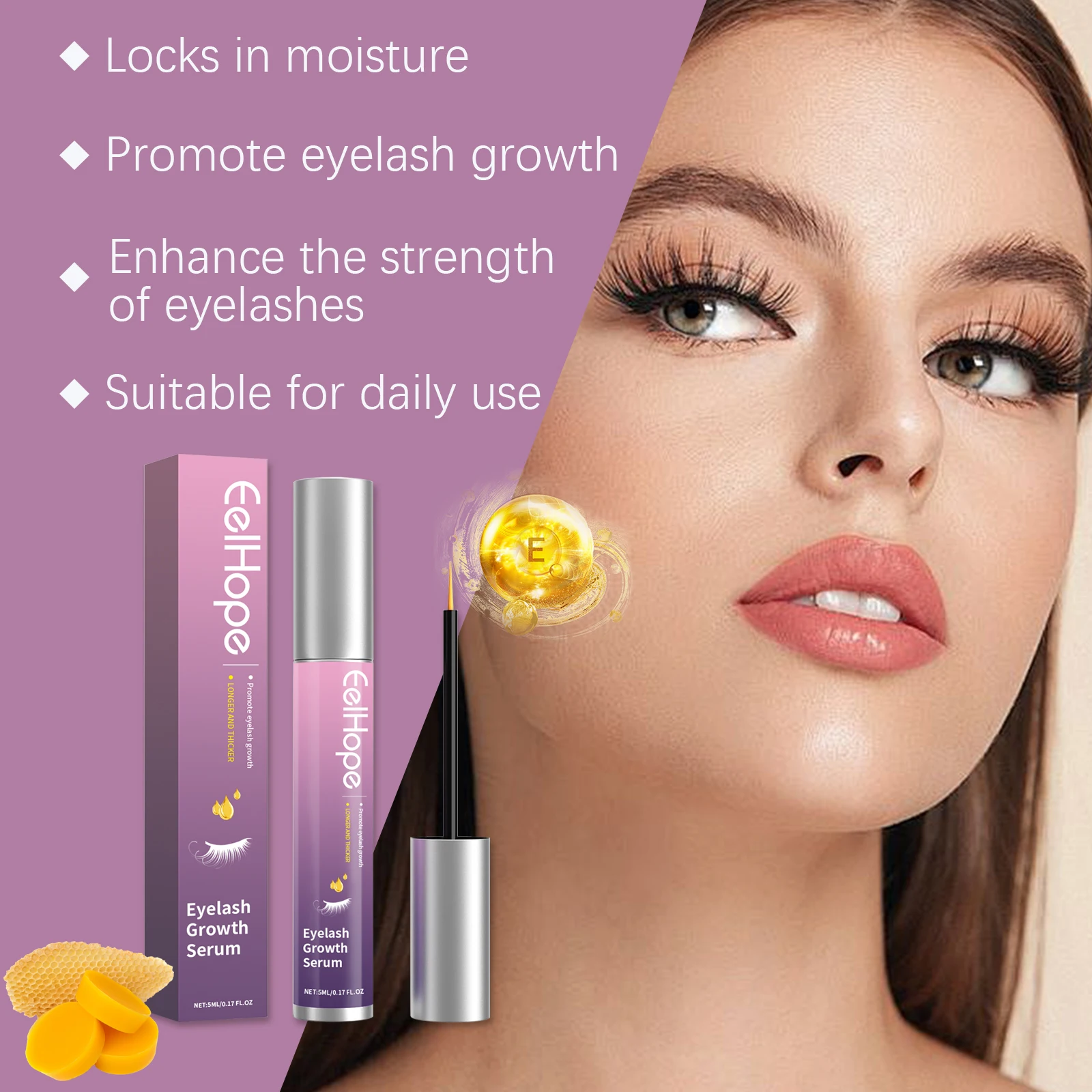 速いまつげの成長血清 天然エンハンサー 長く太い眉毛 リフトケア より豊かなまつげ製品 まつげの根元の保湿