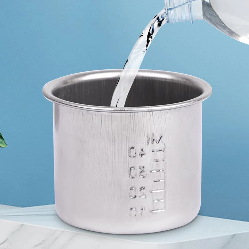 1pc Medical Stainless Steel Medicine Measuring Cup with Scale 40Ml Small Medicine Cup Dental Tools