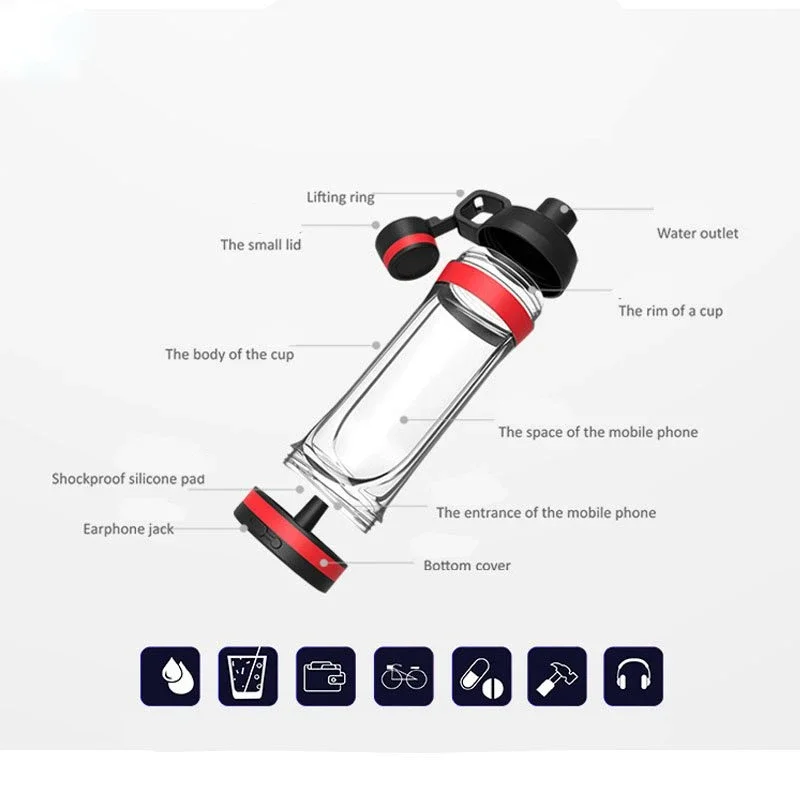 Portable Small Can Hide Mobile Phone Water Bottle Camouflage Storage Box Security Anti-theft