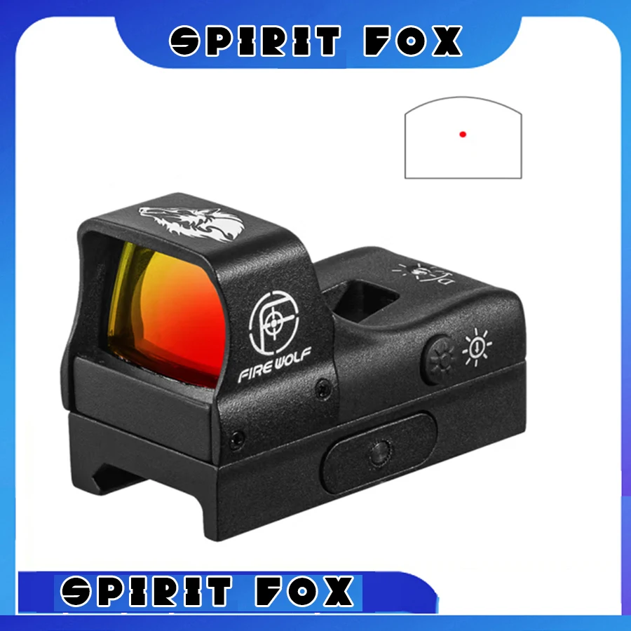 

Fire Wolf F100 MINI red dot 20mm slot wide-view high-definition red film internal red dot telescope