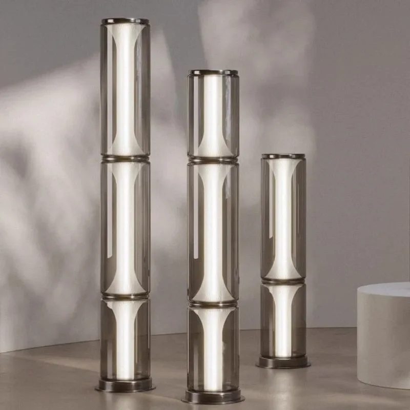 Nordic Glas Stehlampe Minimalismus Wohnzimmer Ausstellungshalle Dekor Design Stehleuchte Innenbeleuchtung Schlafzimmer Nachttischlampen