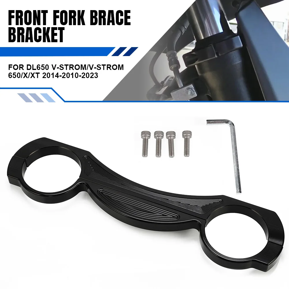 

Motorcycle Front Fork Brace Bracket Fork Stabilizer For Suzuki DL650 V-Strom/V-Strom 650/X/XT 2014-2010-2023 Vstrom 650X 650XT