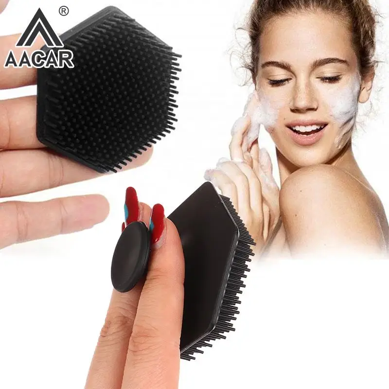 Face Cleaning Scrubber Silicone Miniature Face Deep Clean Shave Massage Face Brush Beauty Shower Skin Care Tool For Men Women