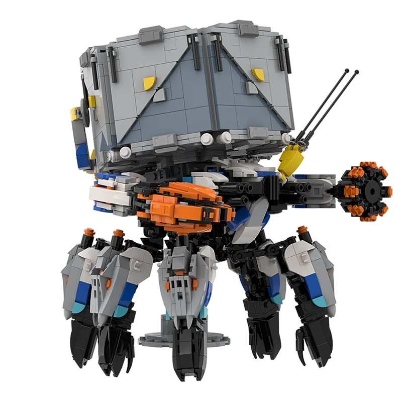 

MOC Horizon Shell Walker Model Building Blocks Combat Mechanical Beast Assembled Bricks Toys Children's Gift Game Mecha Monster