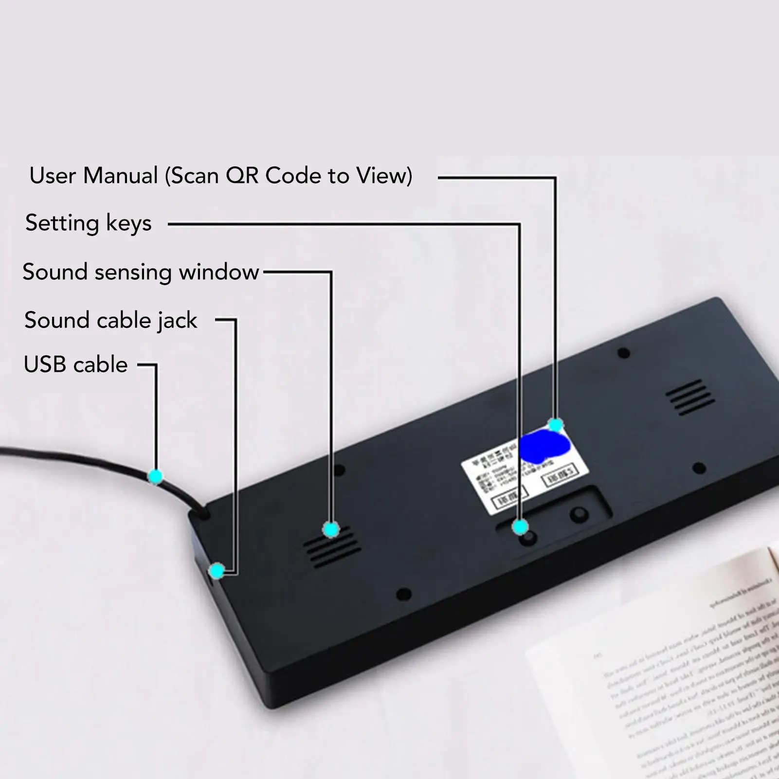 384 RGB LED Music Spectrum Display with 20 Dynamic & 7 Color Effects - 5V Sound Analyzer Indicator