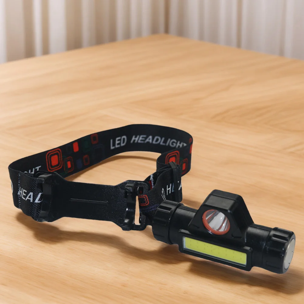 Mini LED Headlamp 2 Modes Head Flashlight USB Rechargable Powerful Head Light Super Bright Head Torch for Outdoor Camping