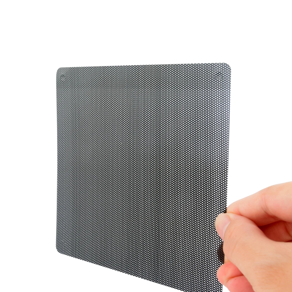 Afbeelding 4: 5Pcs 8Cm 9Cm 12Cm 14Cm Cuttable Zwart Wit Pvc Pc Fan Dust Filter Case Computer mesh Ultra Fijne Stofdicht Cover
