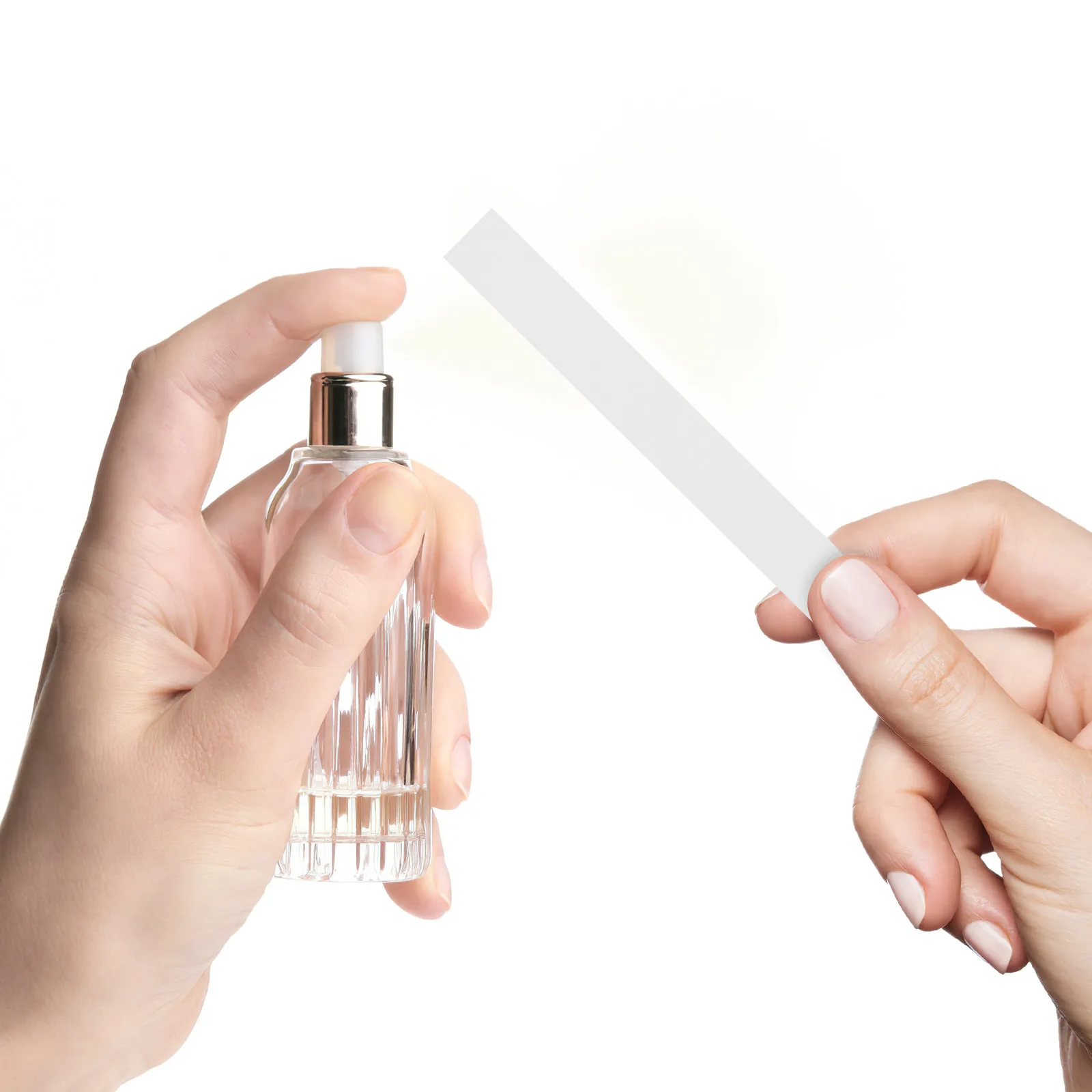 100Pcs Disposable Perfume Test Strips Blank Smelling Paper Essential Oil Tester Fragrance Testing Paper Strips Portable