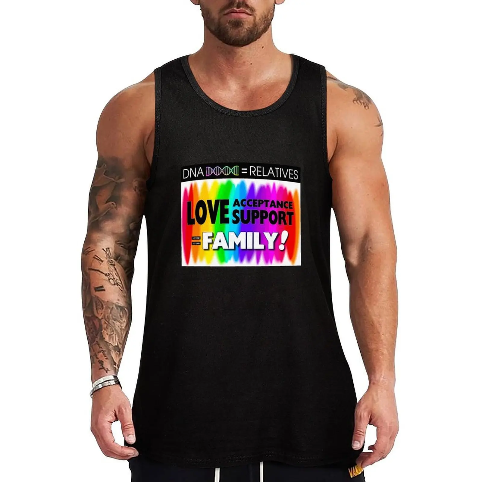 It's ALL RELATIVE by Sotero Tank Top Athletic Cut Tank Top Gym Workout Sleeveless Shirt