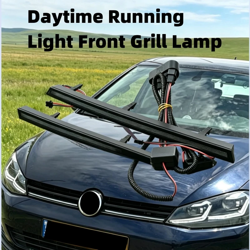 

Dynamic Flowing LED Light Strip Front Front Lamp for Volkswagen Golf 7 MK7 GTI GTD R-Line Modified Decorative Light Accessories