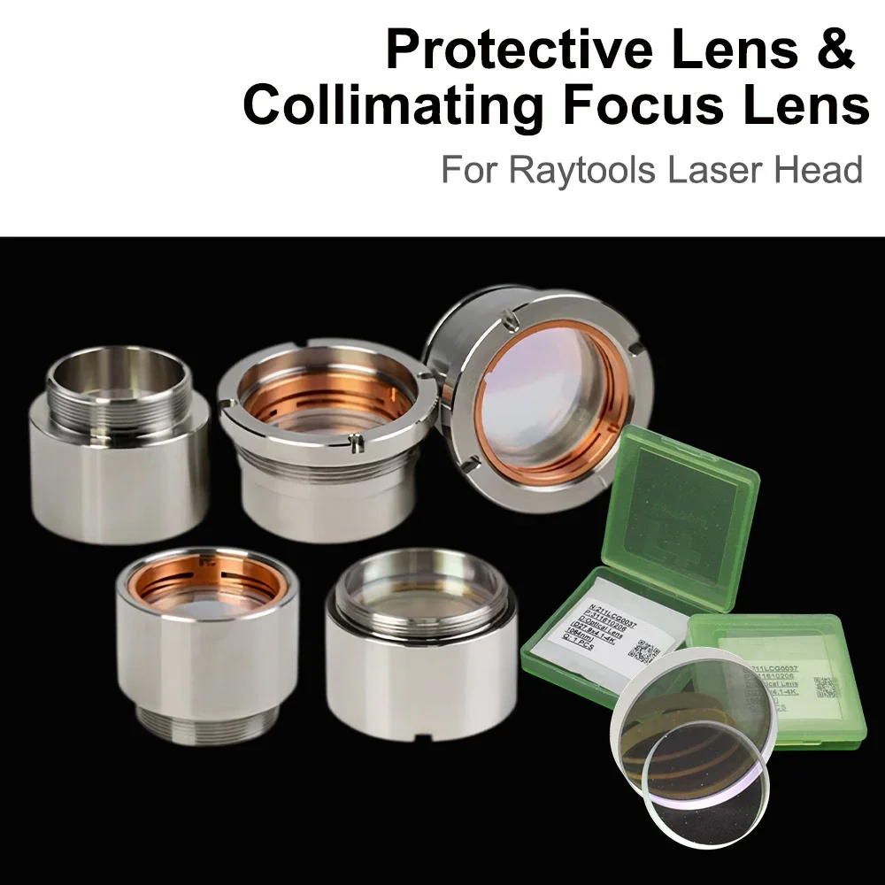 Raytools BM110 BM109 Laser Head Parts 27.9x4.1 24.9x1.5 Laser Protective Lens D28 D30 F100 F150 Laser Collimating Focus Lens