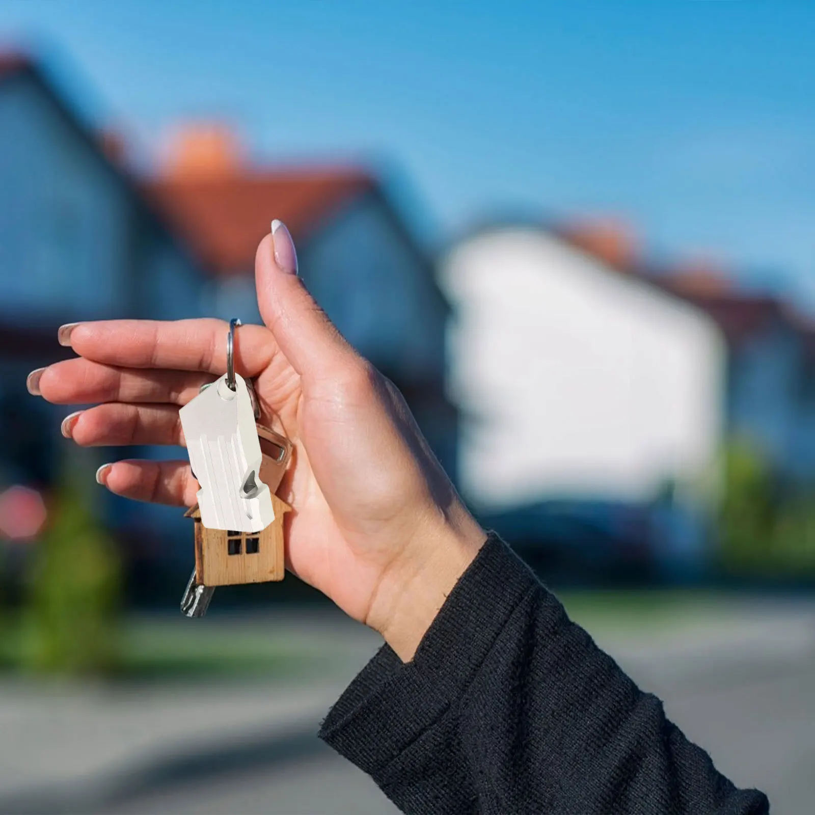 

Aluminum Survival Whistle Lightweight Durable Double Tube Loud Emergency Safety Whistle for Hiking Camping Outdoor Defense