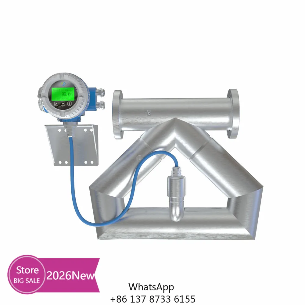 High-Sensitivity Digital Coriolis Mass Flowmeter Stainless Steel Low-Flow Liquid/Gas/Oil/Water/Fluid Dosing 0.15% Accuracy (OEM