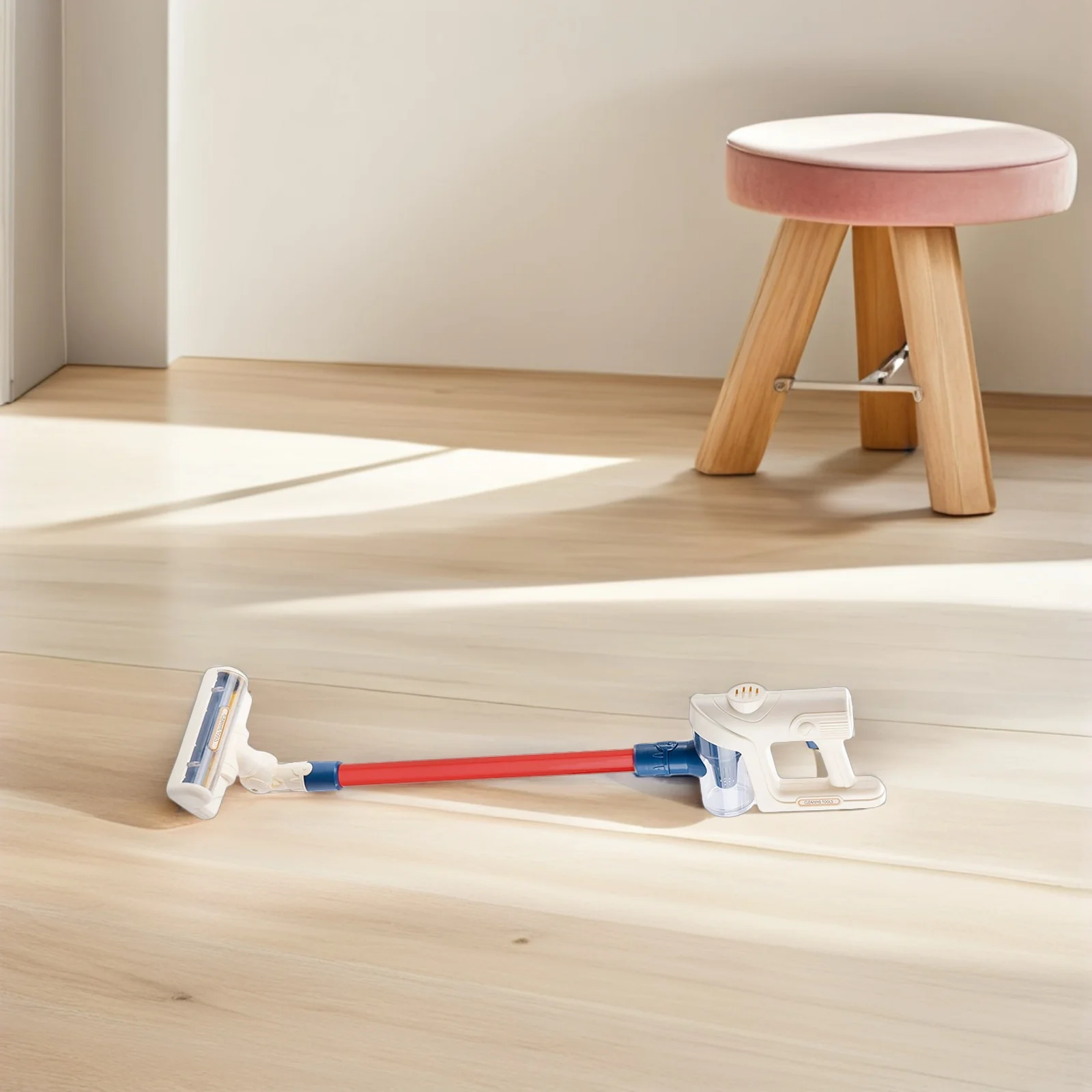 

1 set 1 Set Kids Vacuum Cleaner Realistic Pretend Play Working Vacuum For Toddlers With Lights Sounds Safe Suction Portable Mini