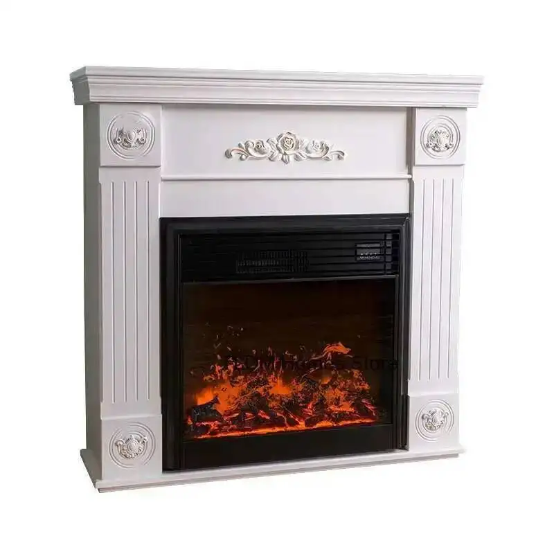 Fireplace European Villa Iron Room Carving Fireplace Fireplace Living Homestay Restaurant Hotel Decorative Bar Freestanding