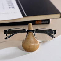 Minimalist Wood Eyeglass Holder - Modern Desktop Display Rack, Office Home Decor, Creative Storage Solution - Perfect Gift