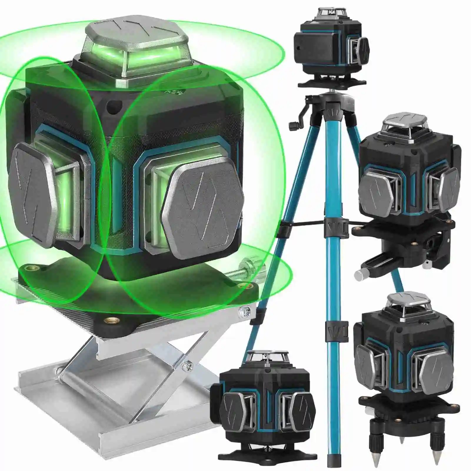 

Multifunctional 16 Lines Laser Level 3° Self Leveling Machine Rechargeable Battery Leveling Tool