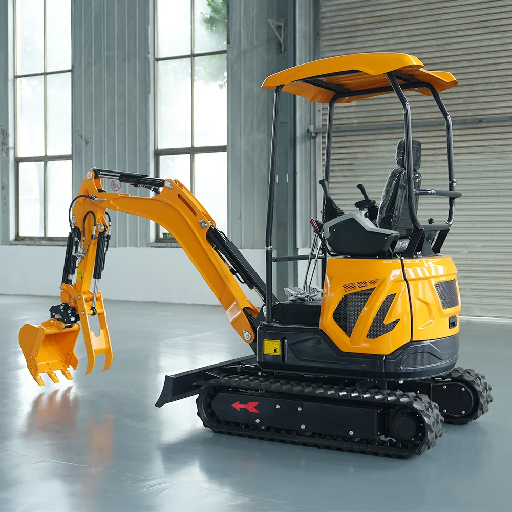 

Hot Sale 1800kg Mini Digger Customized Track Shoes Factory Price CE Certified Small Excavator with Durable Engine