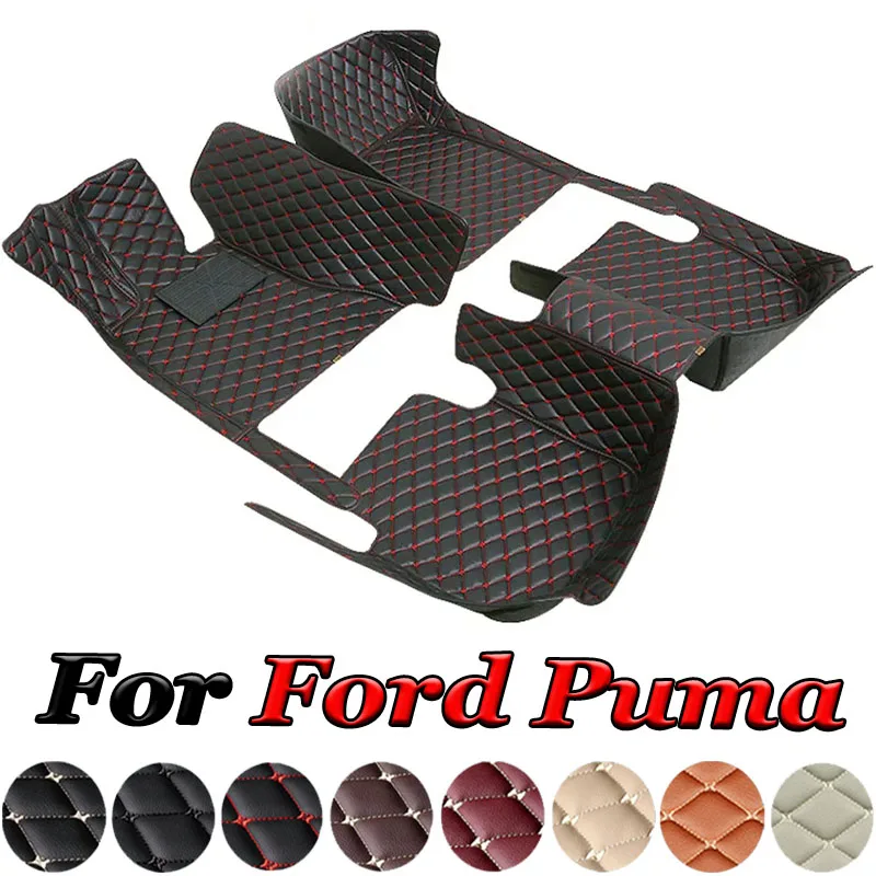 Car Mats Floor For Ford Puma ST-Line V Crossover 2020 2021 2022 Waterproof Set Car Floor Mats Alfombrillas Coche Car Accessories