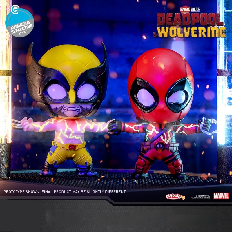 

High-Quality Mini Collectible Action Figure Deadpool Wolverine Power Cut Version Cosbaby(S) Anime Toy For Fans And collectors