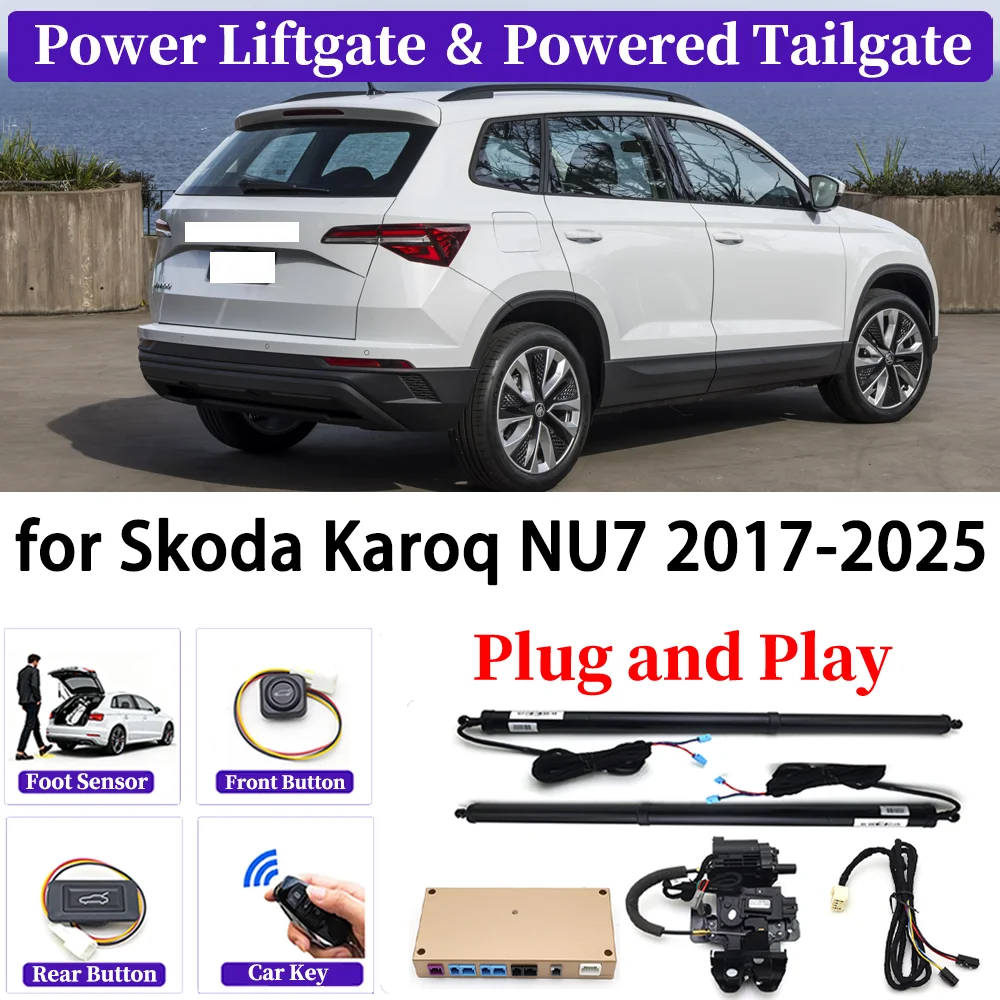 

for Skoda Karoq NU7 2017-2025 OEM Upgrade Car Automatic Power Liftgate Kit Smart Auto Electric Tailgate System Plug and play