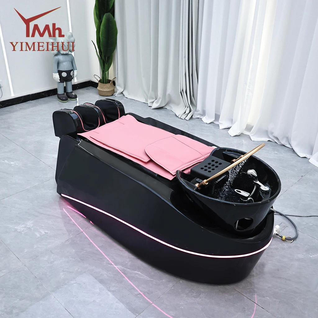 

Head Facial Spa Bed Luxury Salon Furniture Head Spa Hair Wash Thai Head Spa Massage Circulation Electric