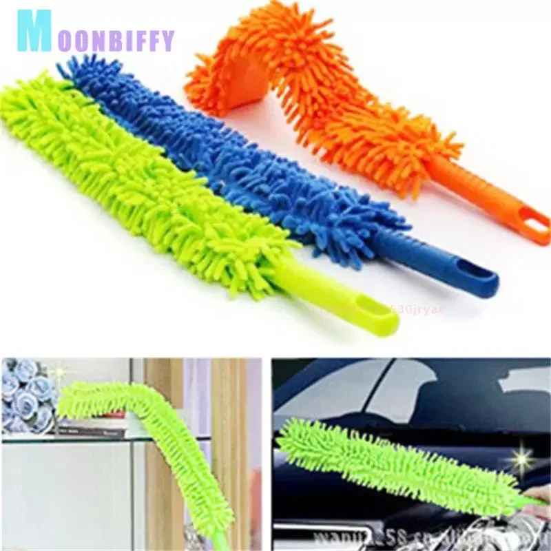 Bendable Microfibre Duster Cleaning Home Car Cleaner Dust Handle Dust Mites Portable Dusting Brush