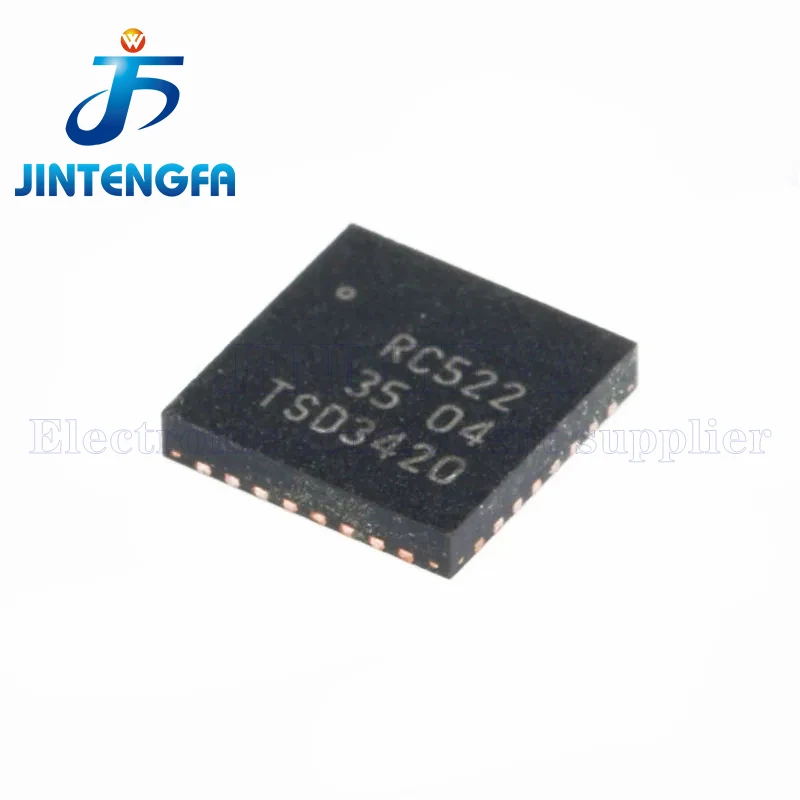 10PCS MFRC522 QFN-32 RC522 MFRC52202HN1 QFN32 MFRC52202HN1,151 SMD IC 3V MIFARE reader RF card chip