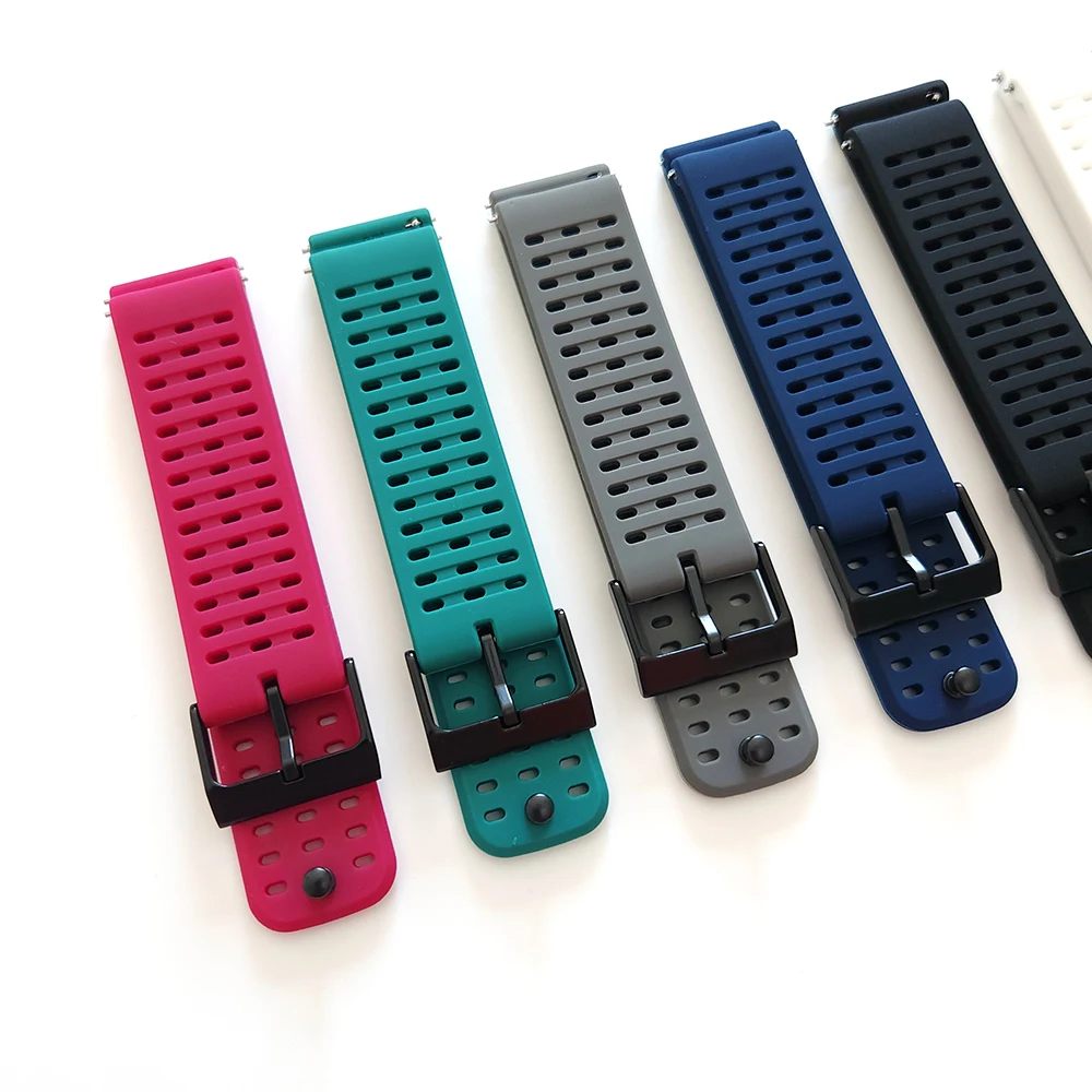 22MM Silicone strap Pin buckle Compatible with Suunto Vertical Replacement watch band For Suunto 9 Peak Pro,5 Peak Bracelet