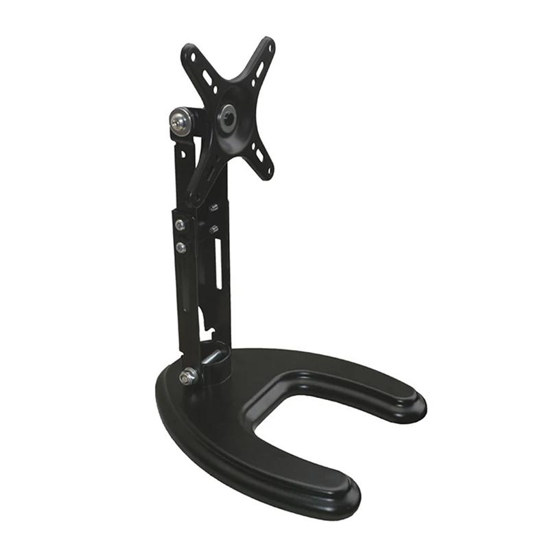 Height Adjustable Computer Monitor Holder 360 Degree Rotation PC Screen Stand Bracket For VESA 50/75/100mm For Working Office