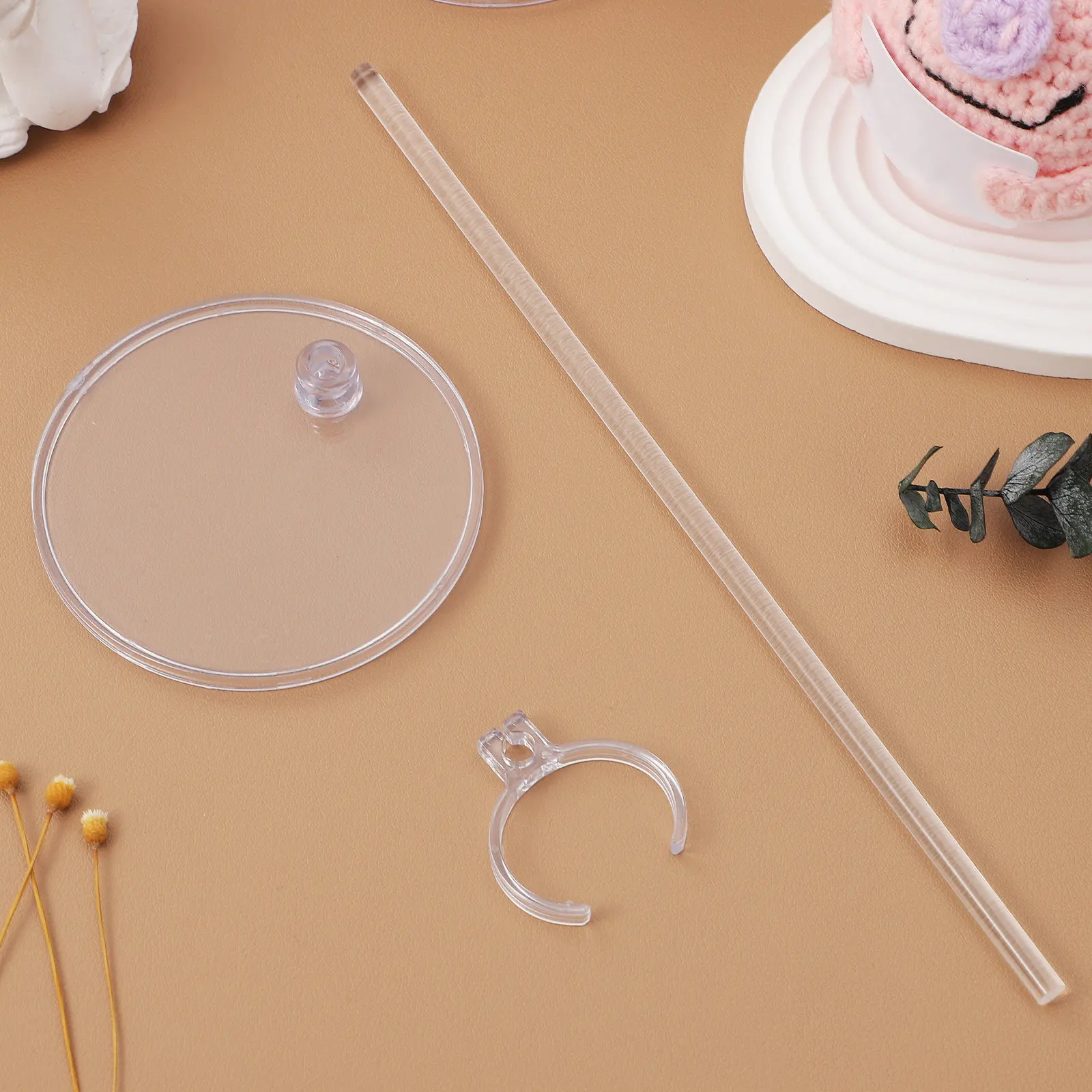 

15Pcs Clear Display Stands for Holder Figure Stand Rack Support Base Collection Showcase Desktop Organizer Action Figure