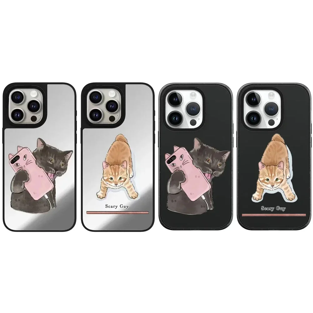 

Creative Cartoon Cat Phone Case Cover for IPhone 11 12 13 14 15 16 Pro Max Case for IPhone 16 Pro Max