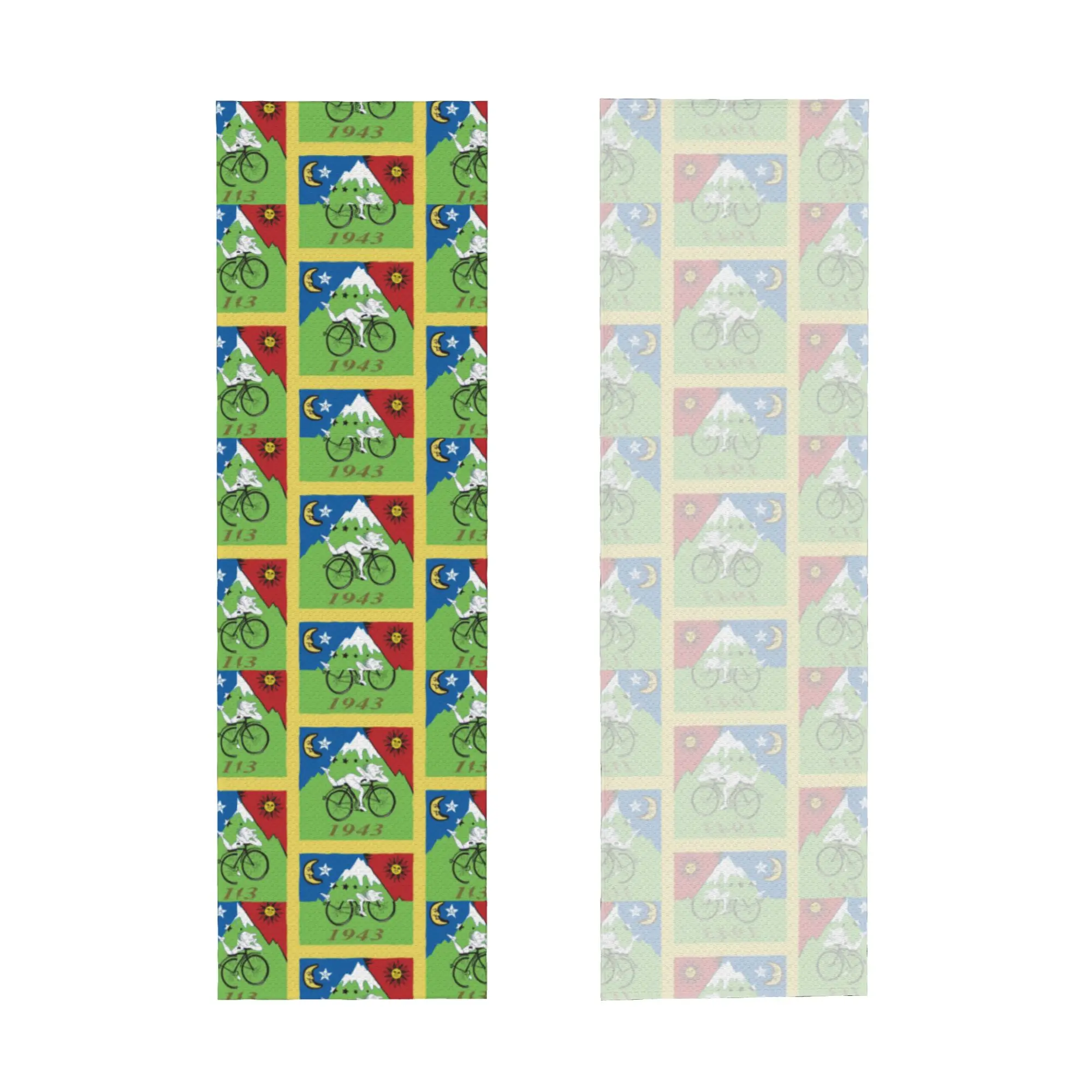 Cold Exercise Towel LSD Bicycle Day Albert Hofmann Beach Sports Yoga Swimming Camping Towel Refreshing Sports Scarf Face Towels