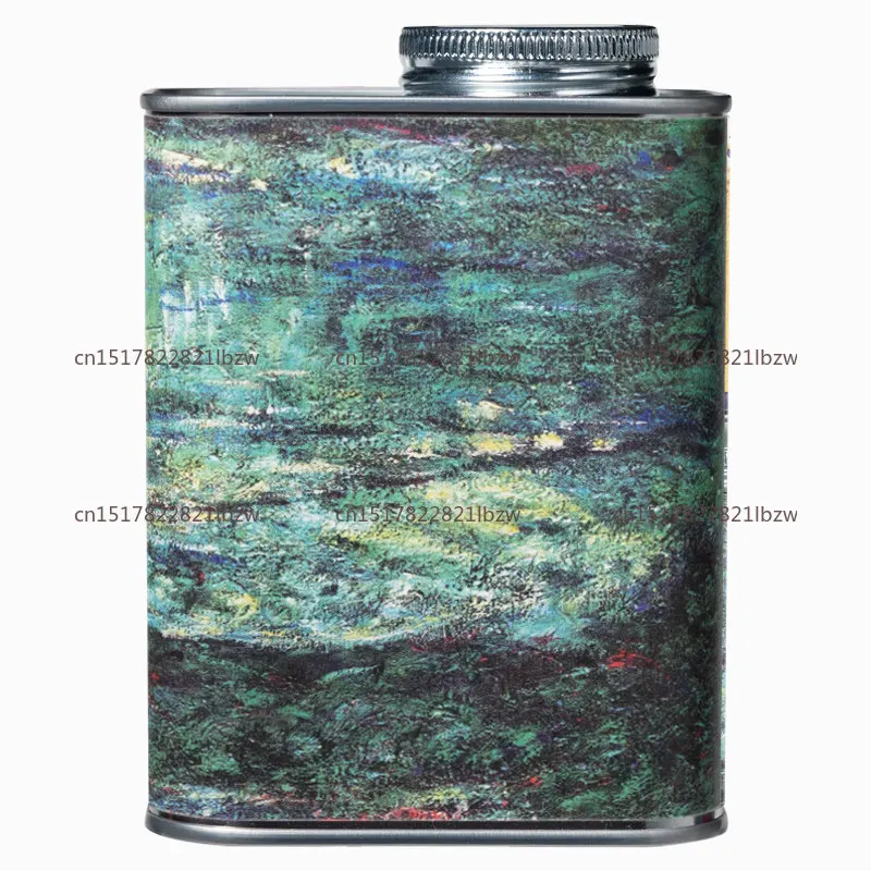 Tinplate Can, Coffee Bean Sealed Can, Outdoor Food Grade Tinplate Coffee Powder Storage Tank, Tea Gas Valve Preservation