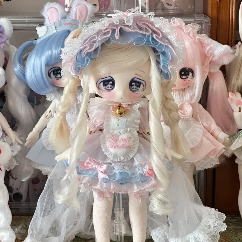 In Stock Authentic Sweet Shopwindow 1/6 Bjd Removable Wig Bjd Blind Box Desktop Kawaii Movable Joint Decor CollectibleToys Gifts view 5