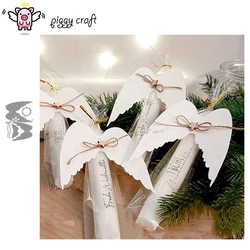 Piggy Craft metal cutting dies cut die mold Angel wing decoration Scrapbook paper craft knife mold blade punch stencils dies
