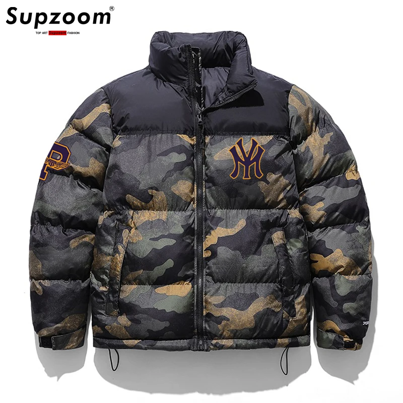 Supzoom New Arrival Brand Clothing Casual Zipper Top Fashion Male And Female Keep Warm Winter Patchwork Men Coat Down Jacket