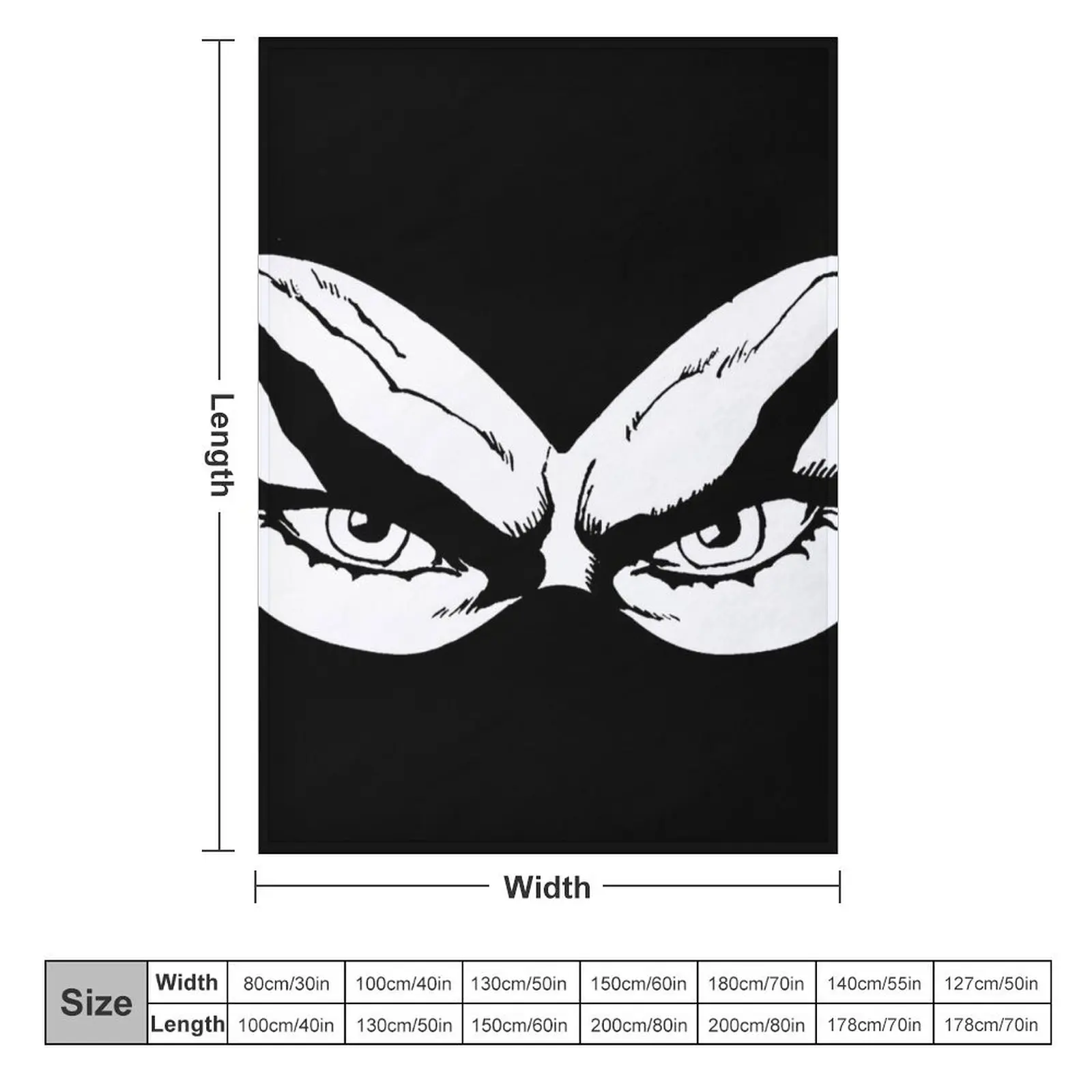 eyes of diabolik Throw Blanket cosplay anime Bed covers Blankets