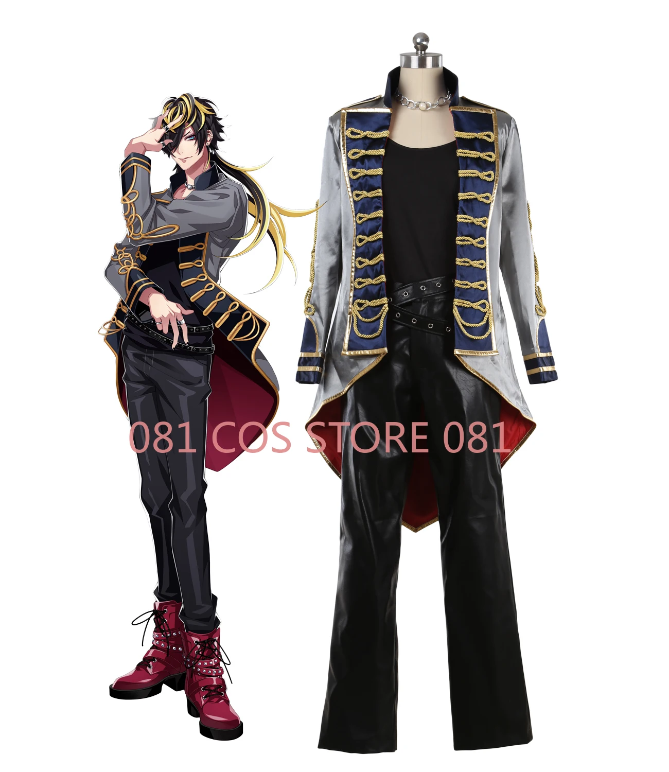 

Hypnosis Mic Division Rap Battle Jyushi Aimono 14th Moon Cosplay Costume Custom Made